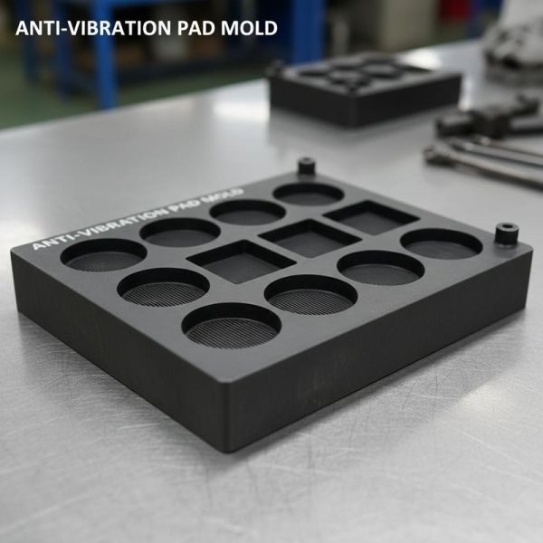 Rubber Anti-Vibration Pad Mold Utilized in Rubber Tire Production Processes