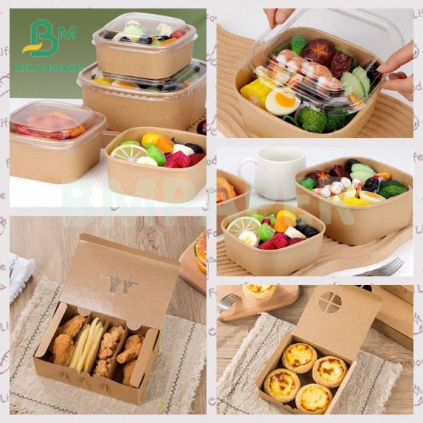 270 + 15 GSM Greaseproof Untear Brown Kraft PE Coated Food paper