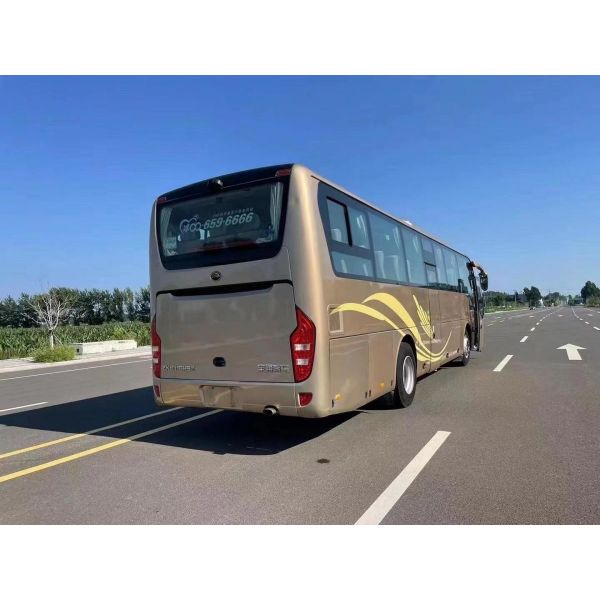 Национальный срочный используемый транспорт пассажира автобуса Yutong 50 мест подержанных