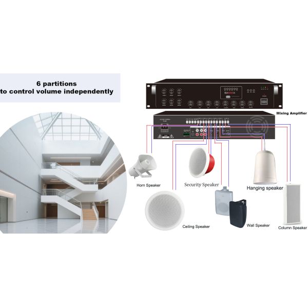 10W 100V 8-inch Ceiling Speaker ABS Plastic PA System Economical Wholesale Price