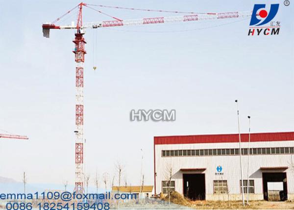 QTZ80 Hammer-head Electric Tower Crane 56m jib ISO CE GOST EAC Certification