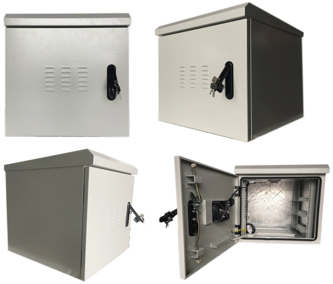 6U шкаф установленный стеной 600×415×417 IP55 19 дюймов на открытом воздухе погодостойкий