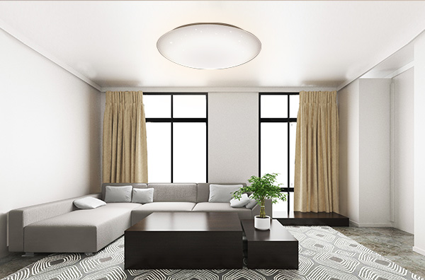 High CRI Smart LED Ceiling Light , CCT Adjustable LED Ceiling Lights For Living Room