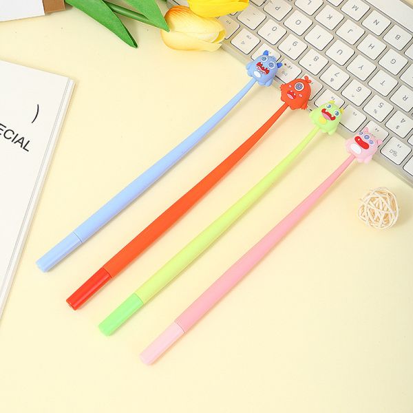 5 Pcs Cute Cartoon Gel Encrier Pins, Shake Gel Pins Pour Les Enfants Et Les Filles, Kawaii écrire des stylos Pour la fête de l'école Bureau à la maison, Cadeaux pour les étudiants ((0.5mm,Star Style,Blacak)