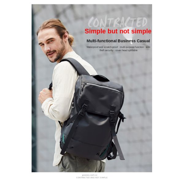 24L Multifunctional Oxford Softback Travel Fashion Backpack Water Resistant
