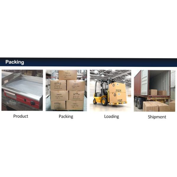 Оборудование кухни машины Griddle коммерчески газа нержавеющей стали половинное