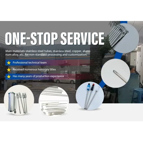 Precision Medical Long Stainless Steel Shaft Components