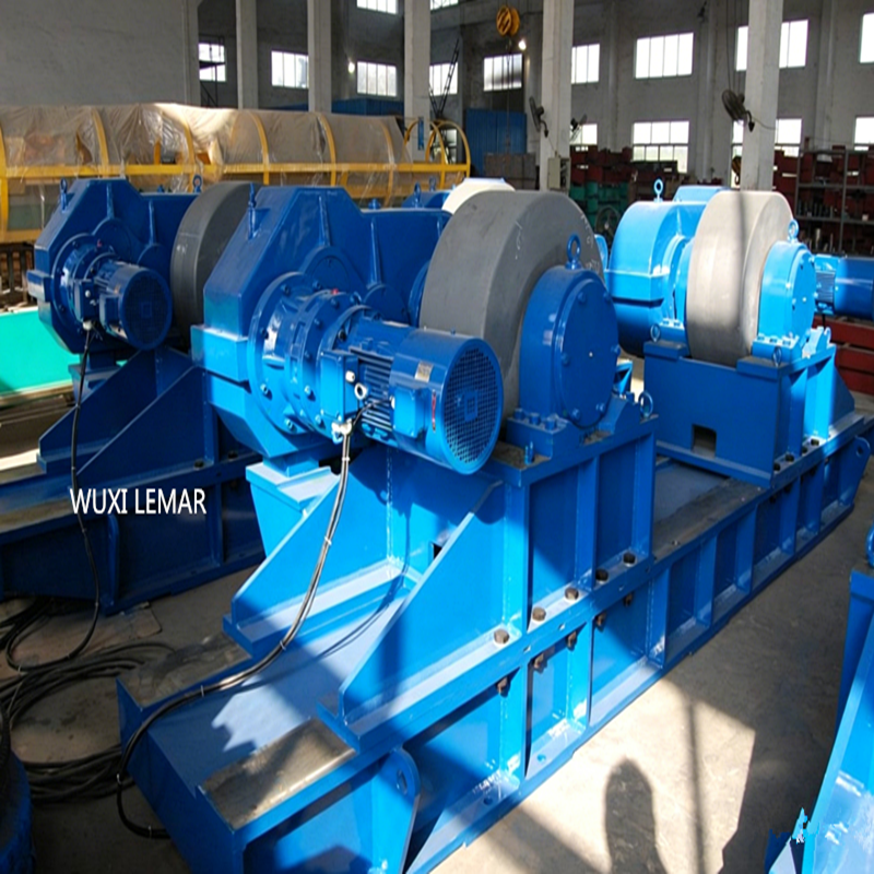 800Ton High Load Welding Roller Stand with Self-Adjusting 42CrMo Forged Steel Wheels for Large Cylinder Welding