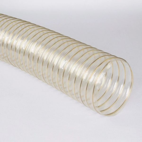 TPU Flexible Hose Fiber Braided Conduit Rubber Braid Transparent Duct Pipe for Cutting