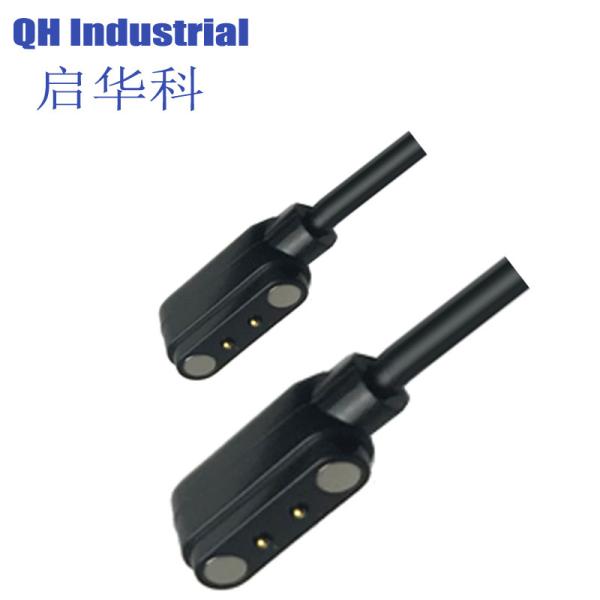 2Pin 4.0mm Non-Standard Smartphone Double Head Pin Cap Pogo Pin Magnetic Pogo Pin Charger Connector
