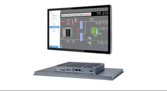 15.6 Inch Touch Screen Industrial Monitor 350 Cd/M2 Fanless Panel PC Touch Screen