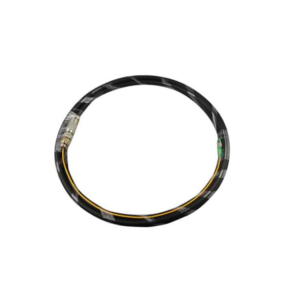 PE exterior reforçado de aço inoxidável do núcleo do cabo de fibra ótica 2 da trança de SC/FC Jacketed