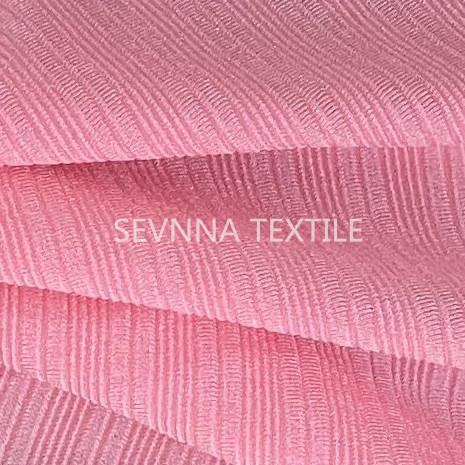 Dyed Plain Recycled Nylon Lycra Swimwear Fabric Jacquard Bikini Style 195gsm