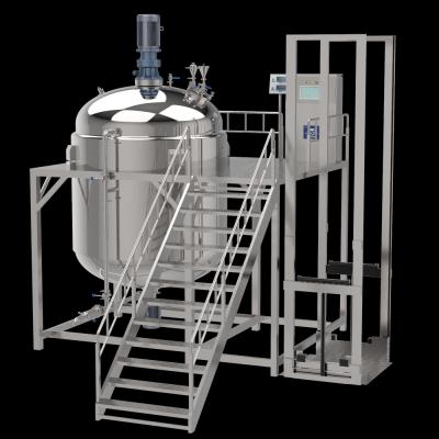 Good Quality Chemical Industrial Liquid Mixer Liquid Soap Mixing Machine Stainless Steel Mixing tank with Three Layers