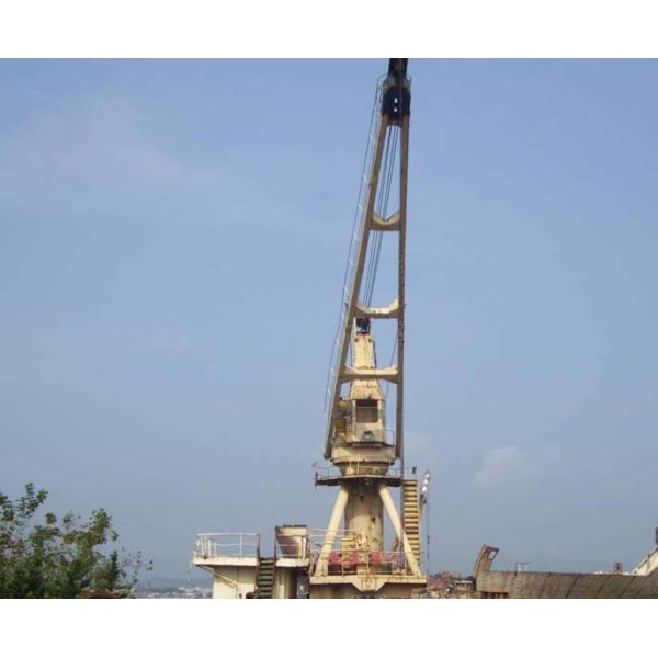 Galvanized Marine Crane with Customizable Length and Third Party Inspection for Shipyard and Bulk Carrier Applications