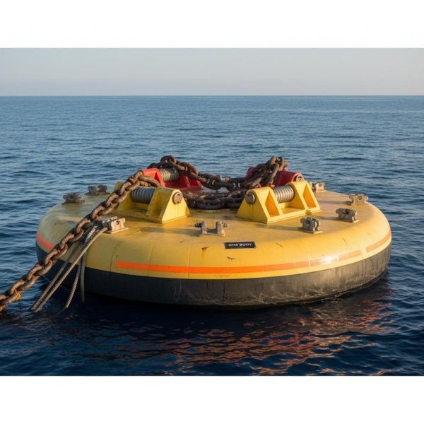 Single Point Mooring System Use General Surface Chain Support Buoy