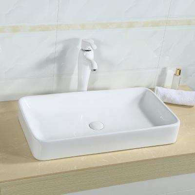 Narrow Bathroom Sink 24 Inch 700mm Countertop Basin Large Outdoor Vessel