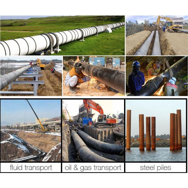 Спираль ssaw API 5L x52 стальной трубы спирали углерода конструкции ASTM A252 гидравлическая сварила мельницу стальной трубы для нефти и газ