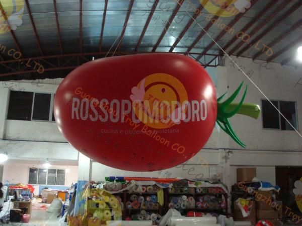 Ballon gonflable grand Apple attrayant d'hélium de décoration de Chiristmas