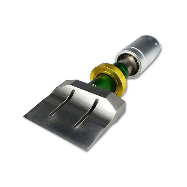 Fast Accurate Ultrasonic Cutting Of Thermoplastic Resin Board With 800w Rubber Cutter