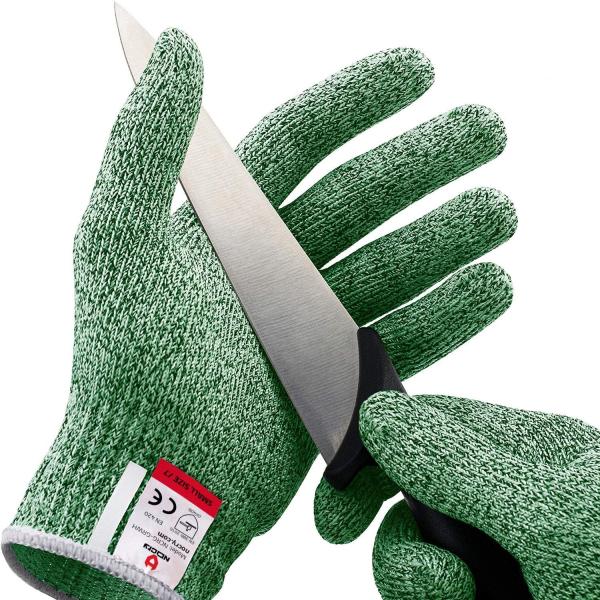 HPPE Cut Resistant Work Gloves With Grip EN388 For Gardening