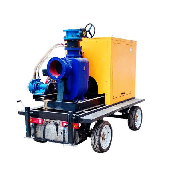 Self Priming Mobile Pump Truck 800 1000 Square Diesel Engine Pump Water Treatment