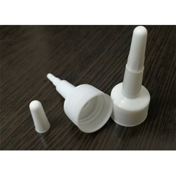 Eco Friendly Plastic Screw Caps Mini Size 20 / 410 Closure PP Material