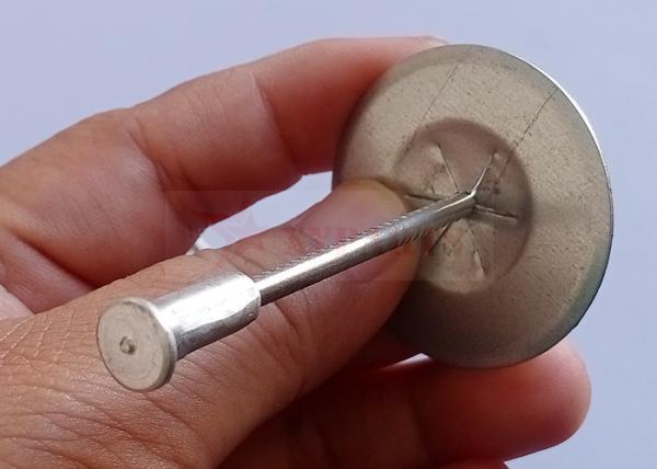 M3x65mm Bi Metallic Capacitor Discharge Cd Weld Pins With Aluminum Flange For Marine Insulation