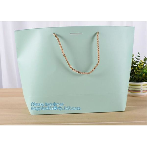 Fancy Design Black Paper Bag For Packaging, Luxury Custom Paper Carrier Bag, Gloss Laminated Luxury