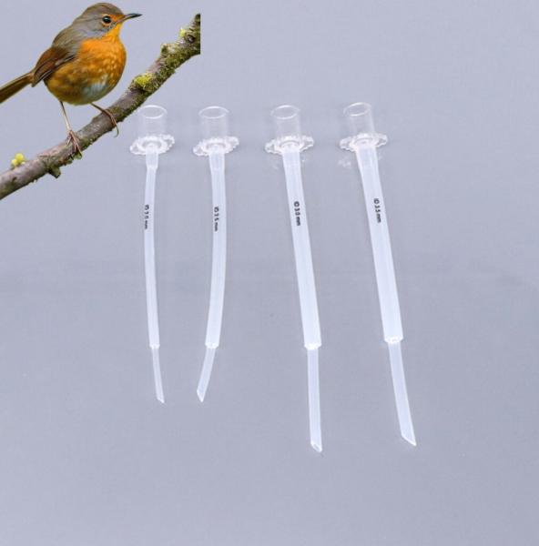 Veterinary Silicone Avian Endotracheal Tube Stainless Steel Stylet Included Sizes 1.0 to 6.0mm