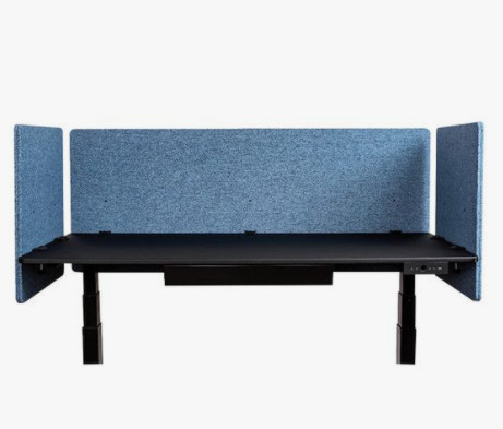 100% Polyester Fiber Desk Acoustic Screens Reduce Noise Visual Distractions