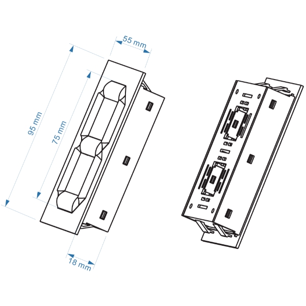 На открытом воздухе дисплей цены цифров регулировки номеров бензоколонки ASA пластиковый ручной