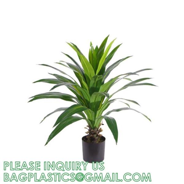 Dracaena Silk Plant Artificial 5ft Faux House Plants Evergreen Dracaena Marginata Fake Yucca Palm Trees in Pot