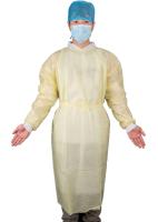 Vestido de isolamento de SMS médico de nível 2