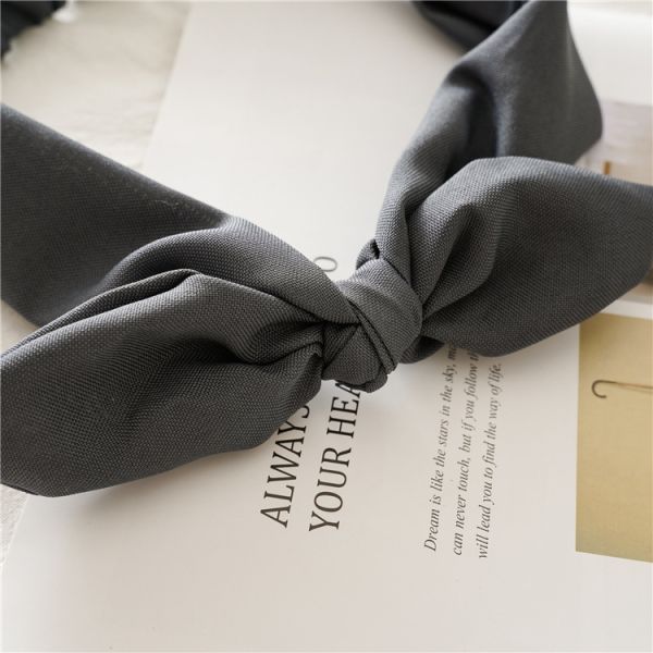 Rabbit ears hair bands with bows all wear elastic band knot cute hair bands headwear thick hair bands