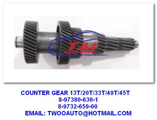 O caminhão japonês das peças de automóvel parte o conjunto do eixo de engrenagem 8-98049-345-1 principal para o EIXO PRINCIPAL 24S/14T/20T/27T do recolhimento de Isuzu Vgs