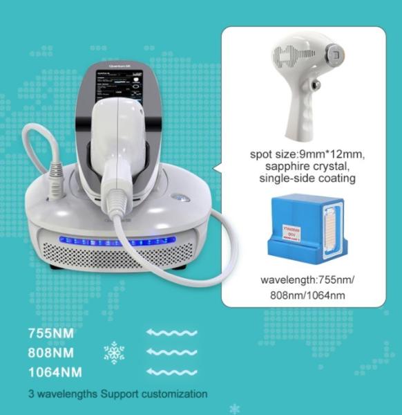 Não há tiros limitados 755nm 808nm 1064nm Diodo Laser Remover de Cabelos para Cuidados Pessoais em Casa