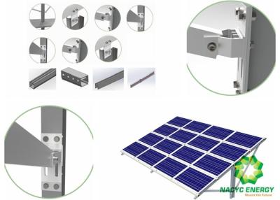 Os suporte à terra anodizados Exclusive do picovolt moeram a estrutura de montagem solar