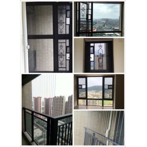 Aluminum Track Thickness 2.0mm Invisible Grille Balcony Designed