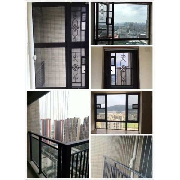 Aluminum Track Thickness 2.0mm Invisible Grille Balcony Designed