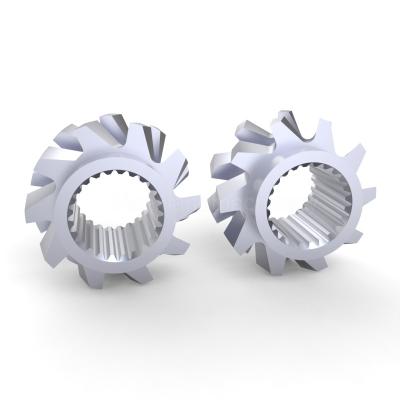 Twin Screw Extruder Toothed Mixing Elements Customized Size Industrial Extrusion Machine Parts