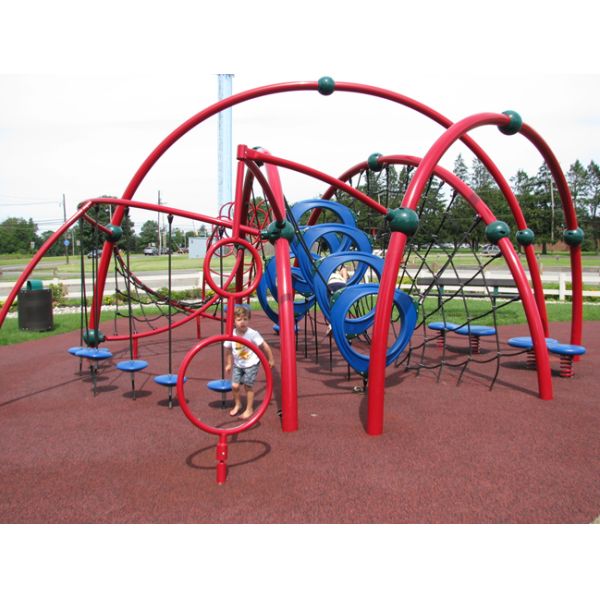 870*800*250cm Rope Play Equipment , Climbing Play Equipment For Younger Kids TQ-TN502