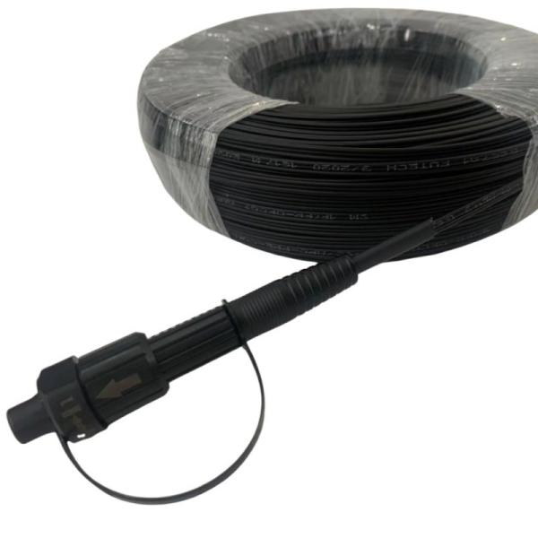 FTTH SC APC to SC UPC Waterproof Connector Cable Patch Cord Fiber Count Simplex -40-85C