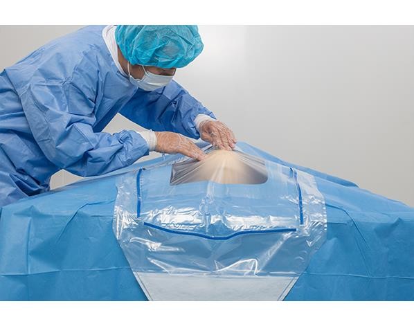 Craniotomy нейрохирургии мозга задрапировывает голову PP SMS хирургическую задрапировывает