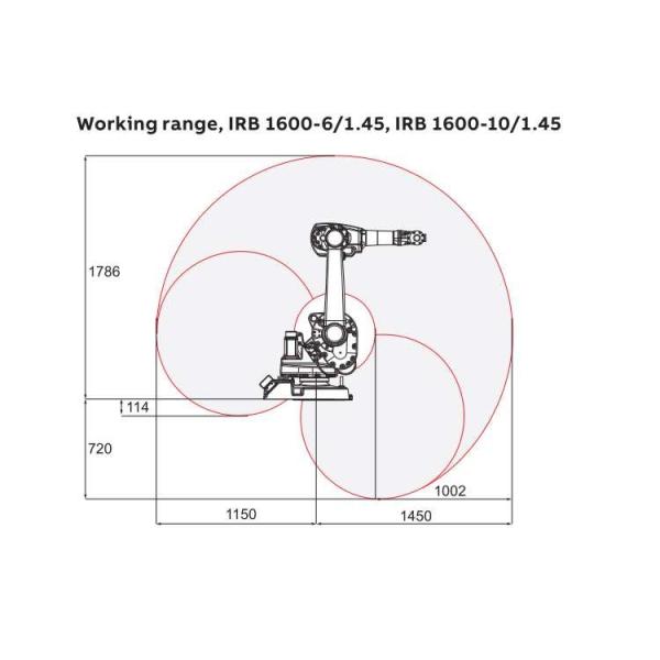 IRB 1600 Used Packing Machine With 6 Axis Industrial Robotic Arm For Packing