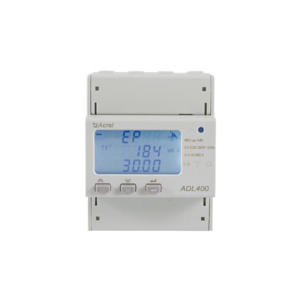 Medidor MEADOS DE da energia do trilho trifásico do RUÍDO ADL400
