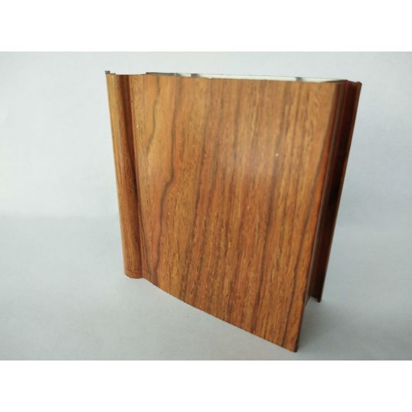 T5 / T6 Wood Finish Aluminium Profiles Adhesion Resistance And High Formability