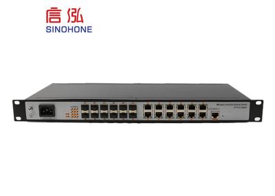 1 U Size Din Rail Wall Mount Fiber Optic Network Switch 24 Port Optical Fiber Switch
