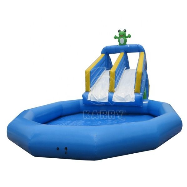 Design Durable Inflatable Water Slide and Pool for Children's Entertainment