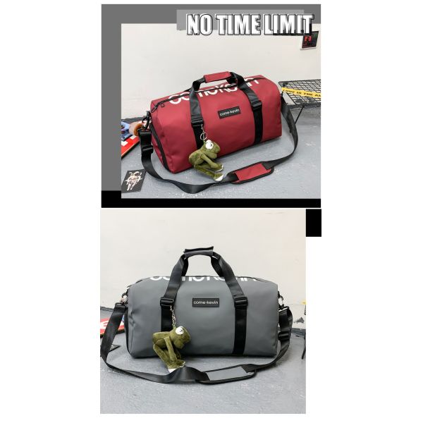 45L Lightweight Gym Duffle Bag Sport Gym Bag With Shoe And Wet Compartment